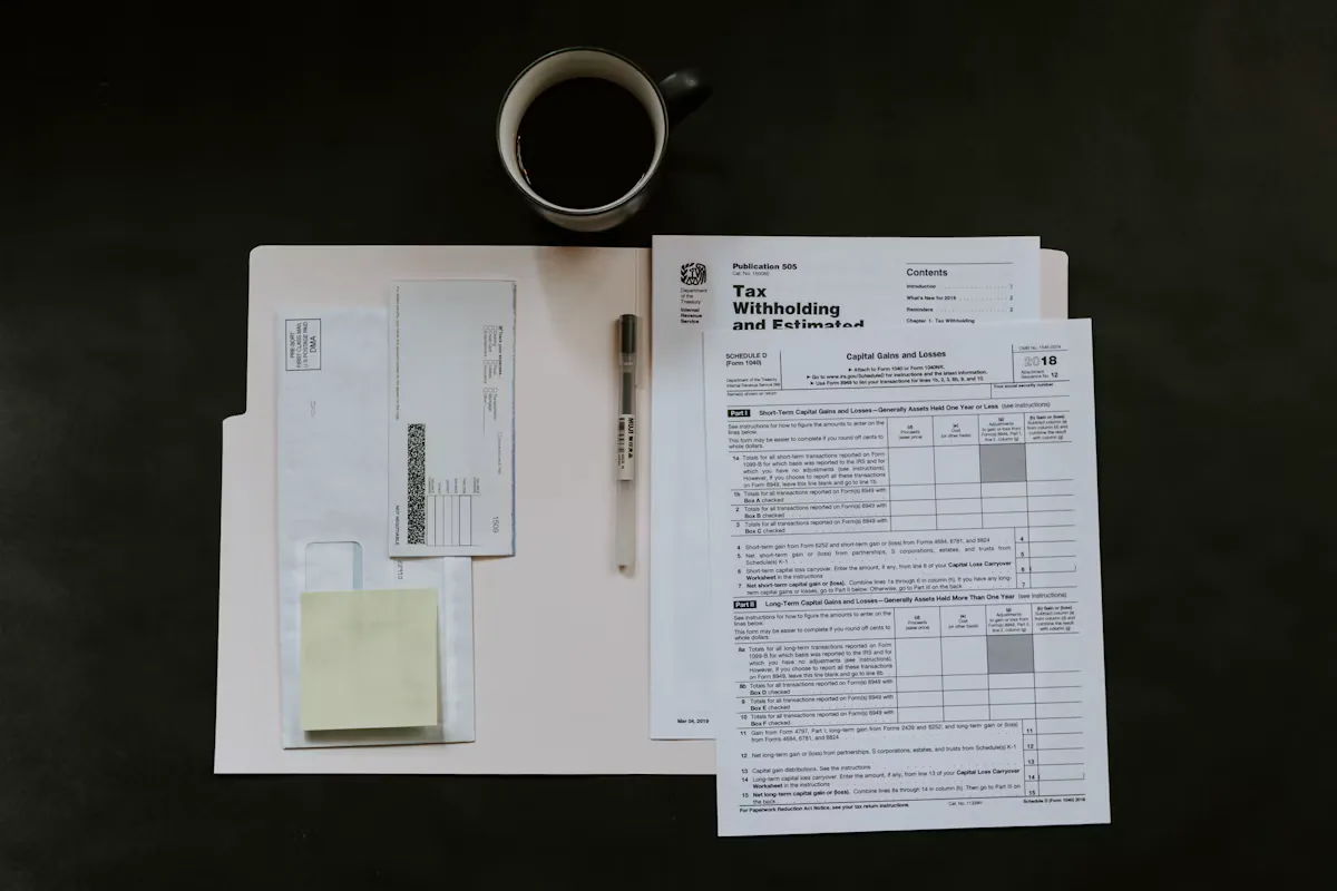 Formulare fiscale și stilou — fotografie ilustrativă