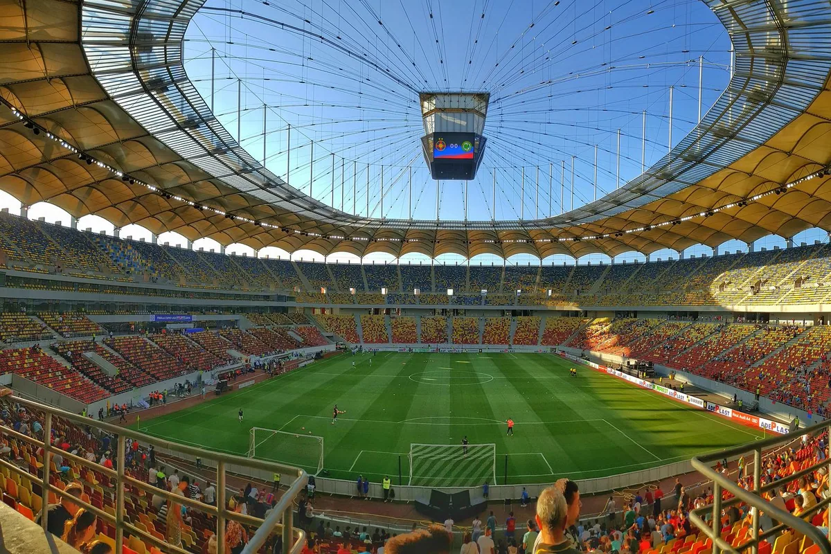 Arena Națională din București, fotografie de arhivă